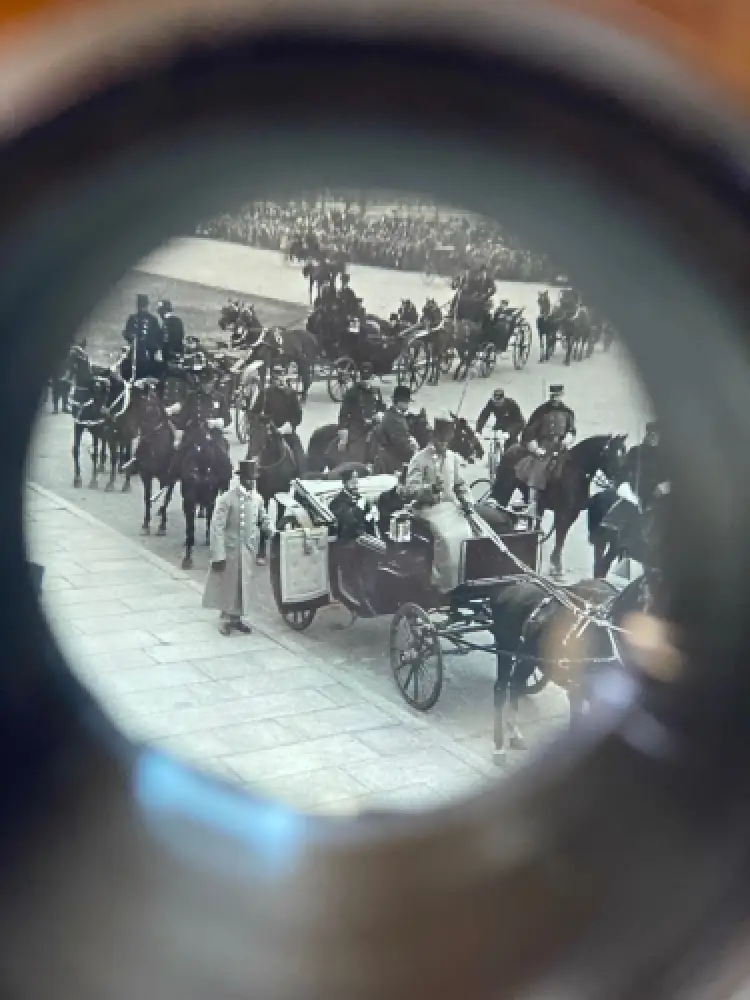 Stereoscopy  Borne stéréo de table avec 50 cartes H.C White&Co UK & USA c. 1903 5