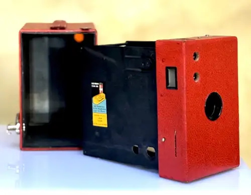 Box Eastman Kodak Rainbow-Hawk-Eye N°2 Rouge circa 1930 Collector's camera