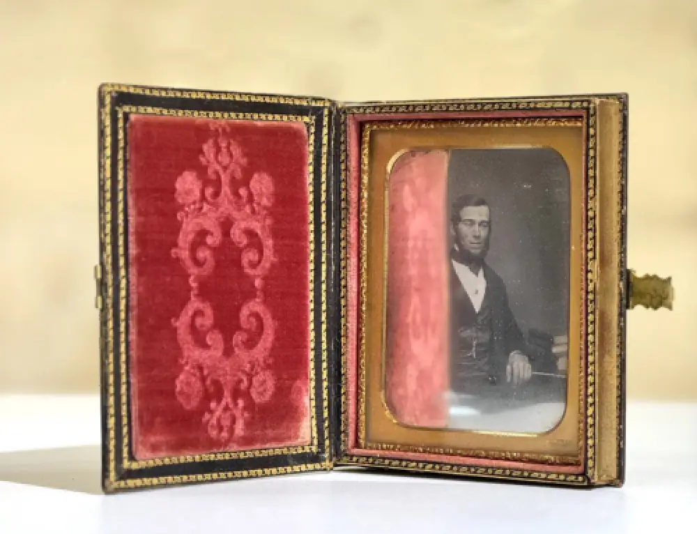 Georges SHAW (1818-1904) Daguerréotype dans un précieux coffret  c.1850 1