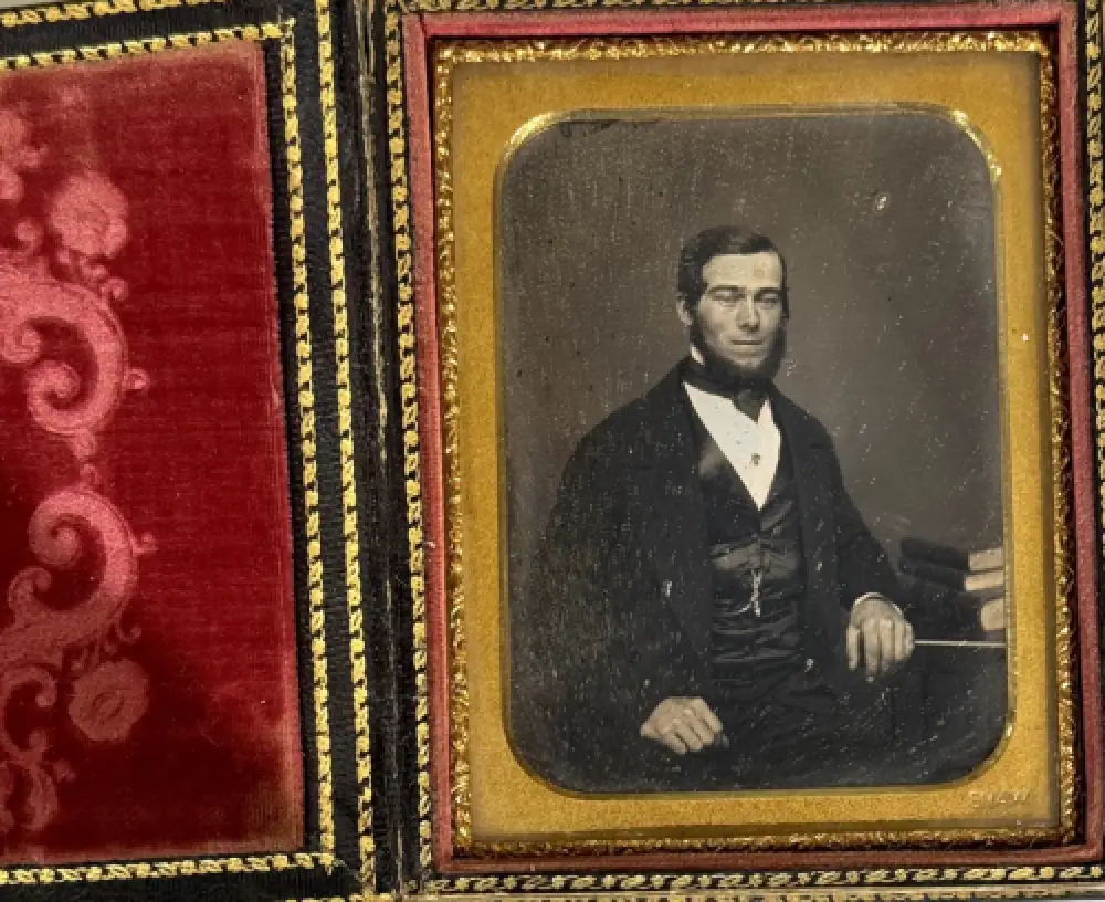Georges SHAW (1818-1904) Daguerréotype dans un précieux coffret  c.1850 6