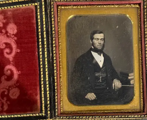 Georges SHAW (1818-1904) Daguerréotype dans un précieux coffret  c.1850