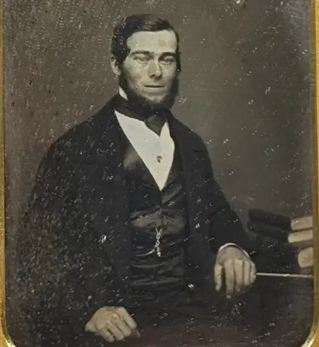 Georges SHAW (1818-1904) Daguerréotype dans un précieux coffret  c.1850