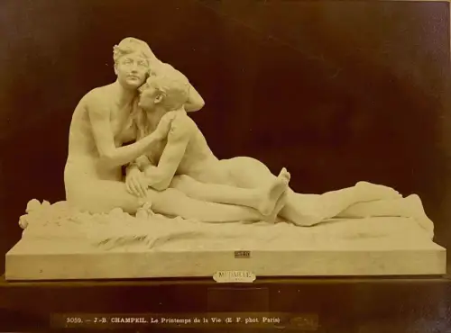 Eugène FIORILLO (1837-1920), "Le Printemps de la Vie" de Champeil dédicacé