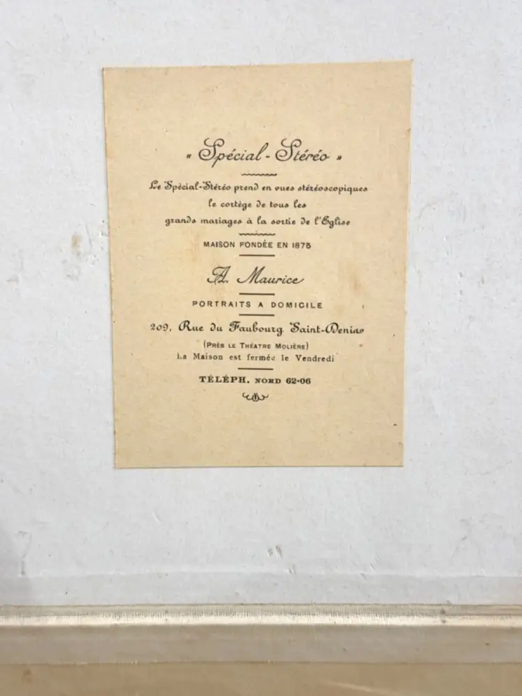 Coffret de mariage A. Maurice 