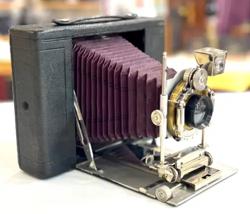 Chambre de voyage objectif Roussel circa 1910 Vintage Camera