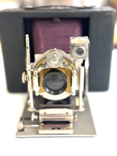 Chambre de voyage objectif Roussel circa 1910 Vintage Camera
