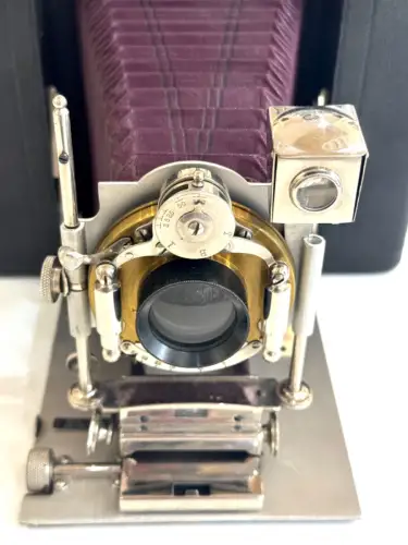 Chambre de voyage objectif Roussel circa 1910 Vintage Camera