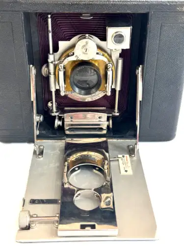 Chambre de voyage objectif Roussel circa 1910 Vintage Camera