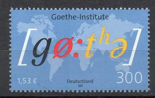 Bund BRD Jahr 2001 Michel Nummer 2181 Postfrisch 