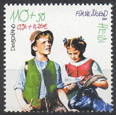 Bund BRD Jahr 2001 Michel Nummer 2192 Postfrisch 