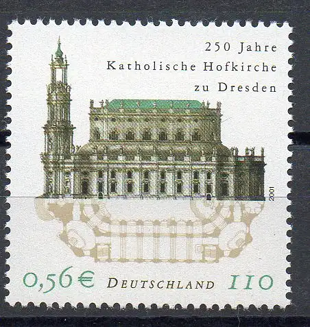 Bund BRD Jahr 2001 Michel Nummer 2196 Postfrisch 