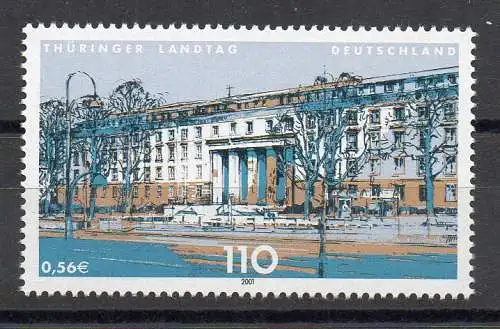 Bund BRD Jahr 2001 Michel Nummer 2213 Postfrisch 