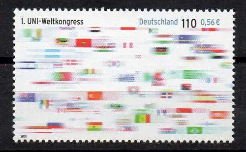 Bund BRD Jahr 2001 Michel Nummer 2215 Postfrisch 