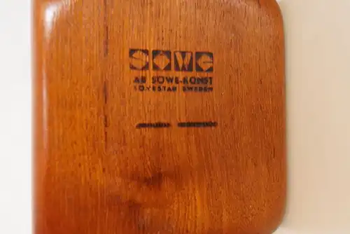 Dänischer PFEIFENSTÄNDER & Tabakdose TEAK Söwe KonstT Oldenkoff Midcentury 60er