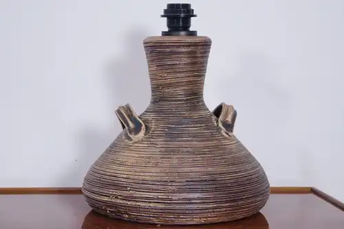 Niederländischer Keramik Lampenfuß Midcentury  JAN VAN PUTT 60er Jahre