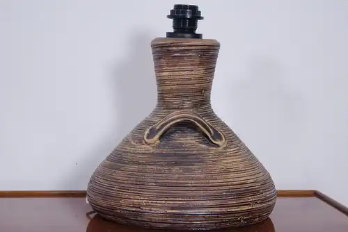 Niederländischer Keramik Lampenfuß Midcentury  JAN VAN PUTT 60er Jahre