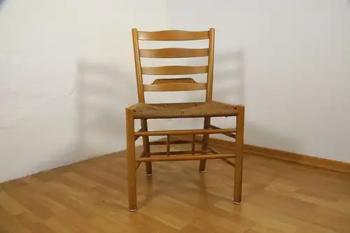 Kirchenstuhl Stuhl von Kaare Klint für Fritz Hansen, Dänemark mit Papercord | 88x vorhanden