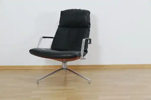 Highback Sessel, Loungechair Preben Fabricius für Knoll FK 86 60er Jahre