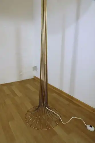 DRAHT STEHLAMPE VON VERNER PANTON FÜR FRITZ HANSEN 60er Jahre