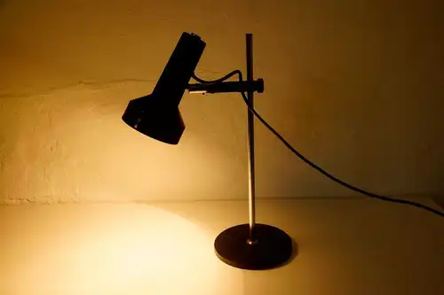 Mid Century Tischlampe Chrom verstellbar Büro Desk Lamp Vintage 60er 70er Jahre