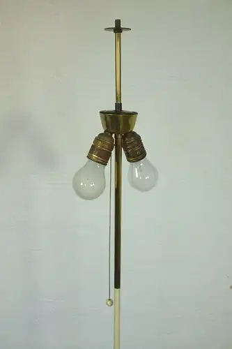 Vintage Stehlampe Dreistern Fuß Krähenfuß 2 Lichter Steh Leuchte 50er Rockabilly