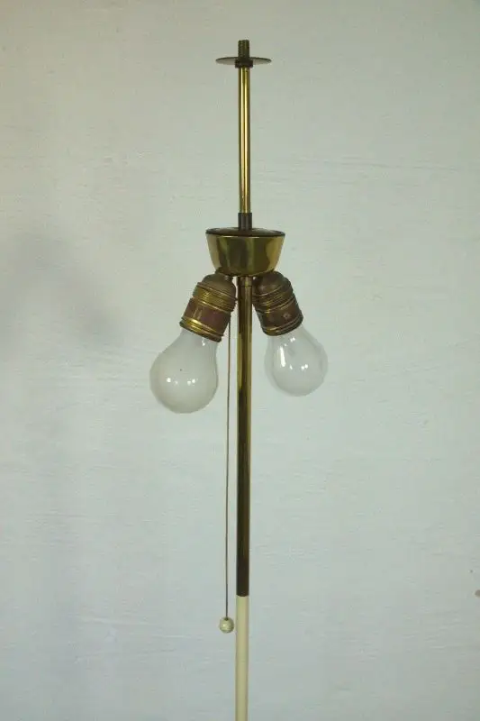 Vintage Stehlampe Dreistern Fuß Krähenfuß Boden Lampe Leuchte 50er Rockabilly 3