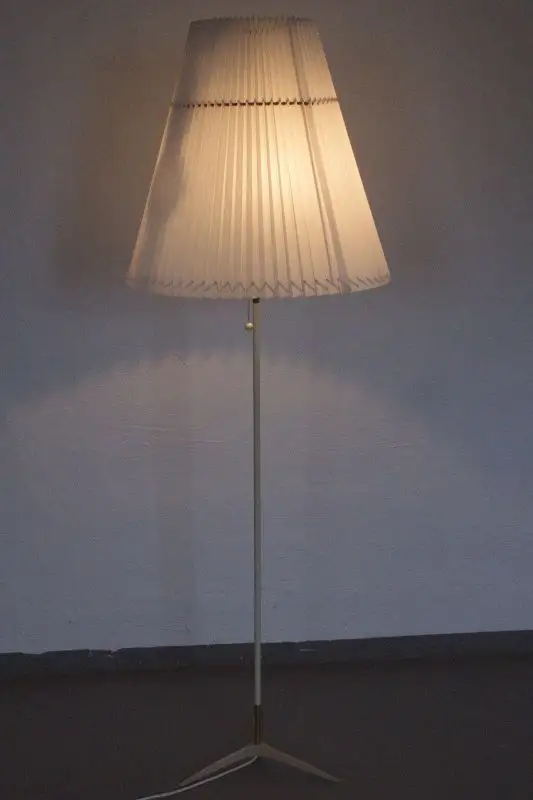 Vintage Stehlampe Dreistern Fuß Krähenfuß Boden Lampe Leuchte 50er Rockabilly 5