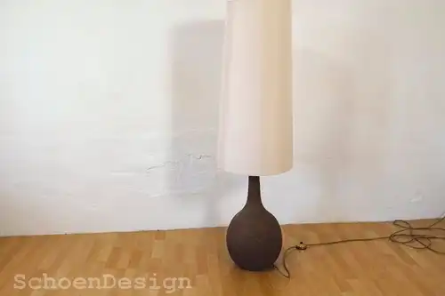 Stehleuchte Bodenlampe Keramik Danish Design Dänisch Vintage Lampe 60er 70er