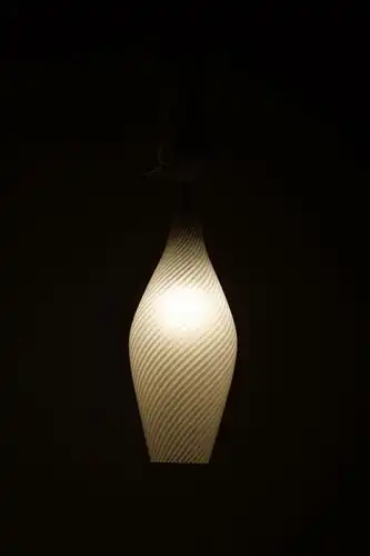 XL Hängelampe Vintage Lampe Aloys GANGKOFNER für Peill + Putzler GRANADA 50er