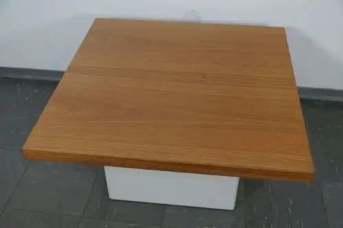 60er Jahre Design Couchtisch Coffee Table von COR Lübke Nussbaum Vintage 70er