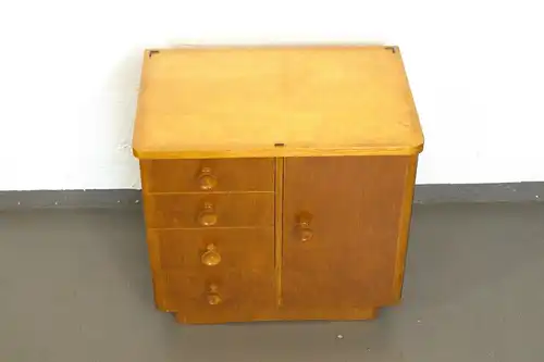 Nachttisch Kommode Chest Cabinet Nightstand Vintage kl. Schrank 40er 50er  #1