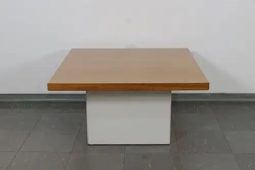 60er Jahre Design Couchtisch Coffee Table von COR Lübke Nussbaum Vintage 70er