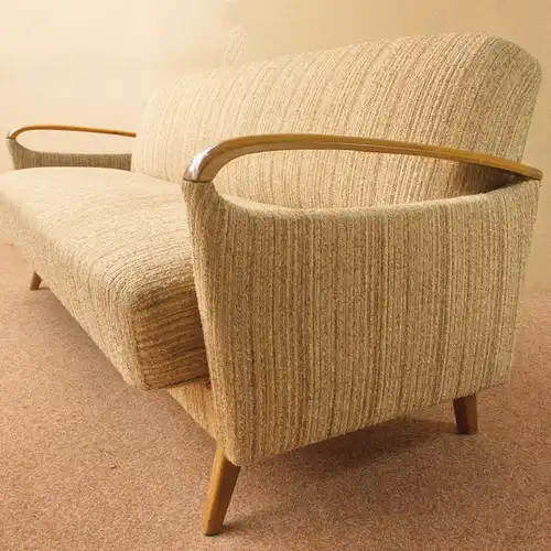 Daybed Schlafsofa Mid Century Danish Design Kirschholz Vintage Sofa 60er Jahre