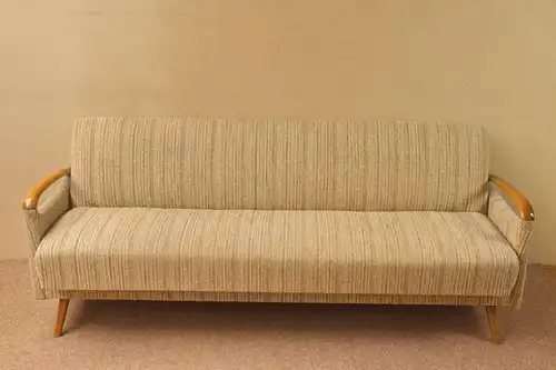 Daybed Schlafsofa Mid Century Danish Design Kirschholz Vintage Sofa 60er Jahre