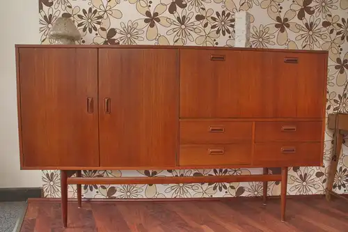 Mid Century Teak Sideboard MUSTERRING Danish Design Anrichte Buffet 60er Jahre