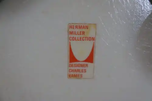 Mid Century Bank 4 Schalen Charles Eames Herman Miller kein VITRA gepolstert RAR 60er