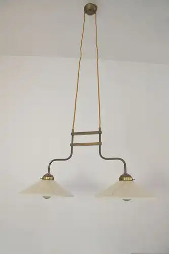 Moderne RETRO Jugendstil Messinglampe im Stil der 30er Jahre