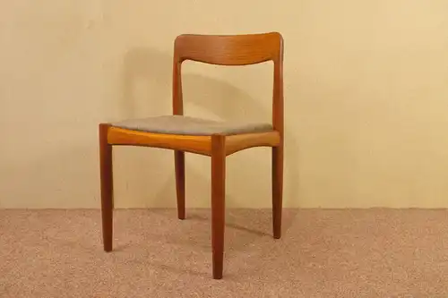 Mid Century Teak Polsterstuhl Stuhl H.W. Klein für Bramin, Denmark. 60er Jahre