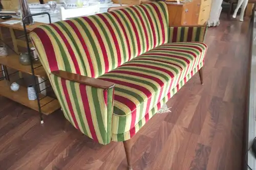 Vintage Sofa Cocktailsofa Clubsofa Polsterung & Stoff neu | 50er