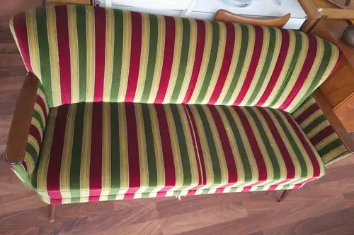 Vintage Sofa Cocktailsofa Clubsofa Polsterung & Stoff neu | 50er