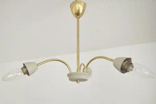 Sputnik lampe vintage deckenlampe hängelampe schrumpflack 3 arme 50er jahre