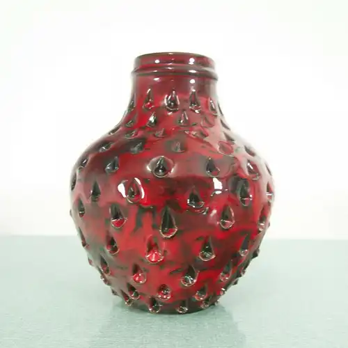 Fratelli fanciullacci alla moda 781/90 keramik strawberry vase erdbeer 60er