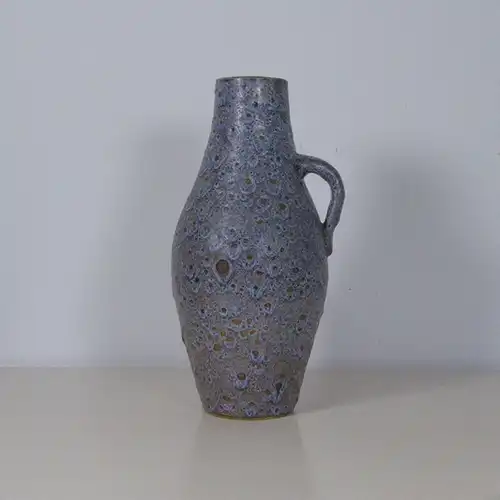 Kunsttöpferei unterfang ktu fat lava vase krugvase krug schlangenhaut 60er jahre