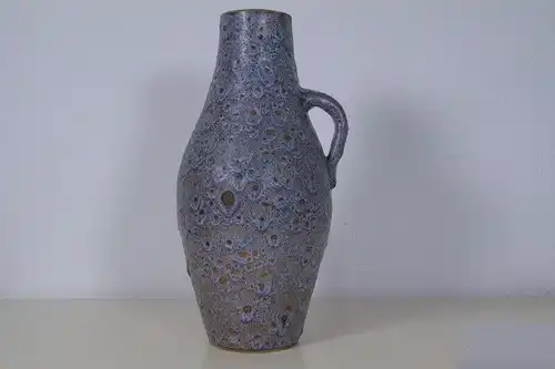 Kunsttöpferei unterfang ktu fat lava vase krugvase krug schlangenhaut 60er jahre
