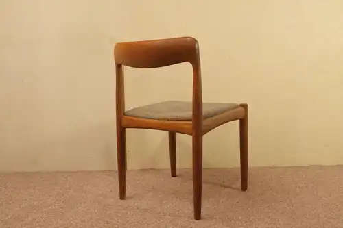 H. w. klein für bramin midcentury teakstuhl teakholz stuhl dänemark danish 60er