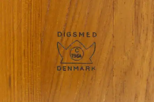 Digsmed denmark teak tablett mit 4 glasschalen dänemark modell 710 60er 1964