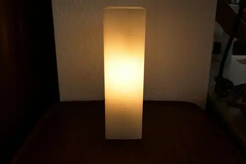 Doria leuchten midcentury lampe wandlampe weiss designlampe glassäule 60er jahre