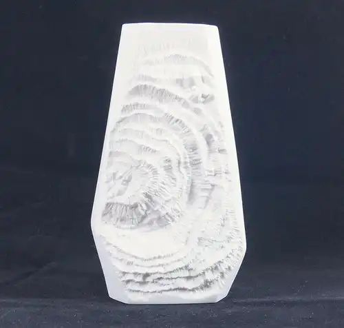 Alboth & kaiser ak bisquitporzellan vase ammoniten fossilien  op art 276/0 60er