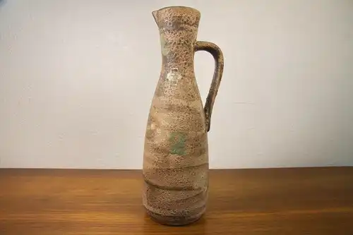 Jasba keramik 60er jahre keramikvase tischvase fat lava krugvase vase mit henkel