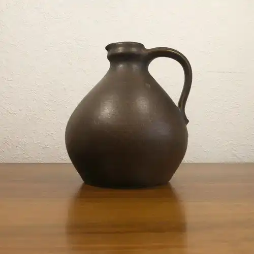 Midcentury vase 60er keramikvase braune keramik 203/15 handarbeit JLK danish